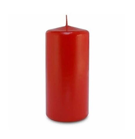 RED Candle cylinder 3,9x1,96 in (100х50mm) (1)