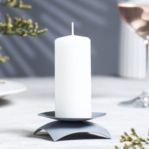 WHITE Candle cylinder 3,9x1,96 in (100х50mm) s\k (1)